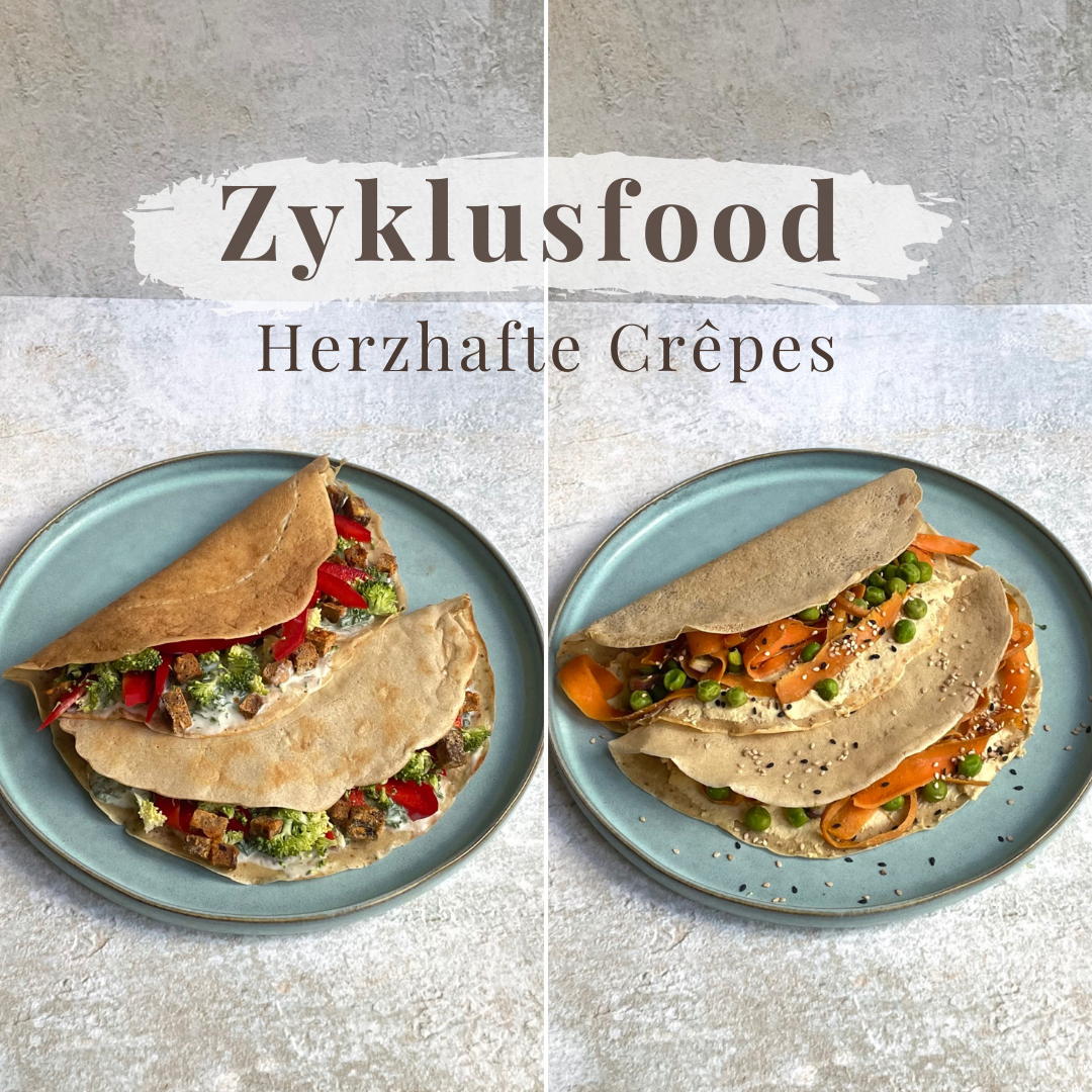 Herzhaft gefüllte Crêpes für deinen Zyklus