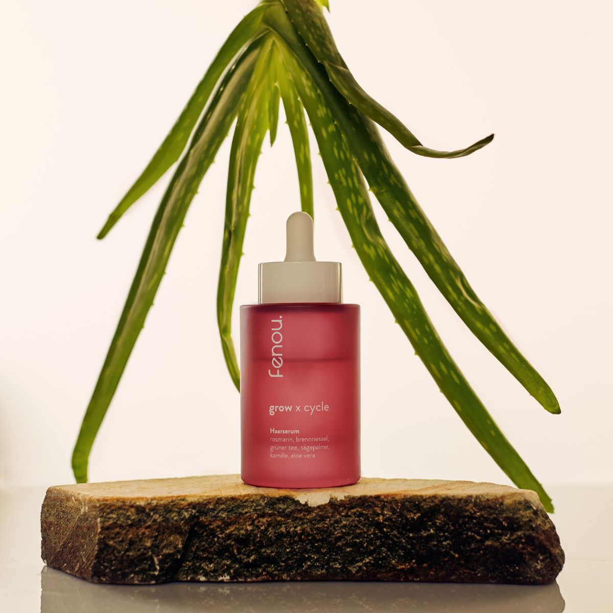 Flasche fenou grow Haarserum mit Aloe, bei Haarausfall