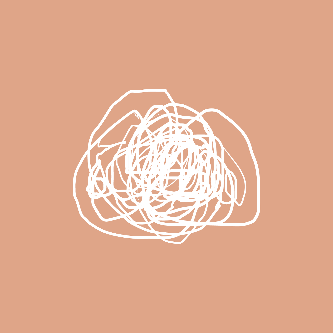 símbolo caos en la cabeza