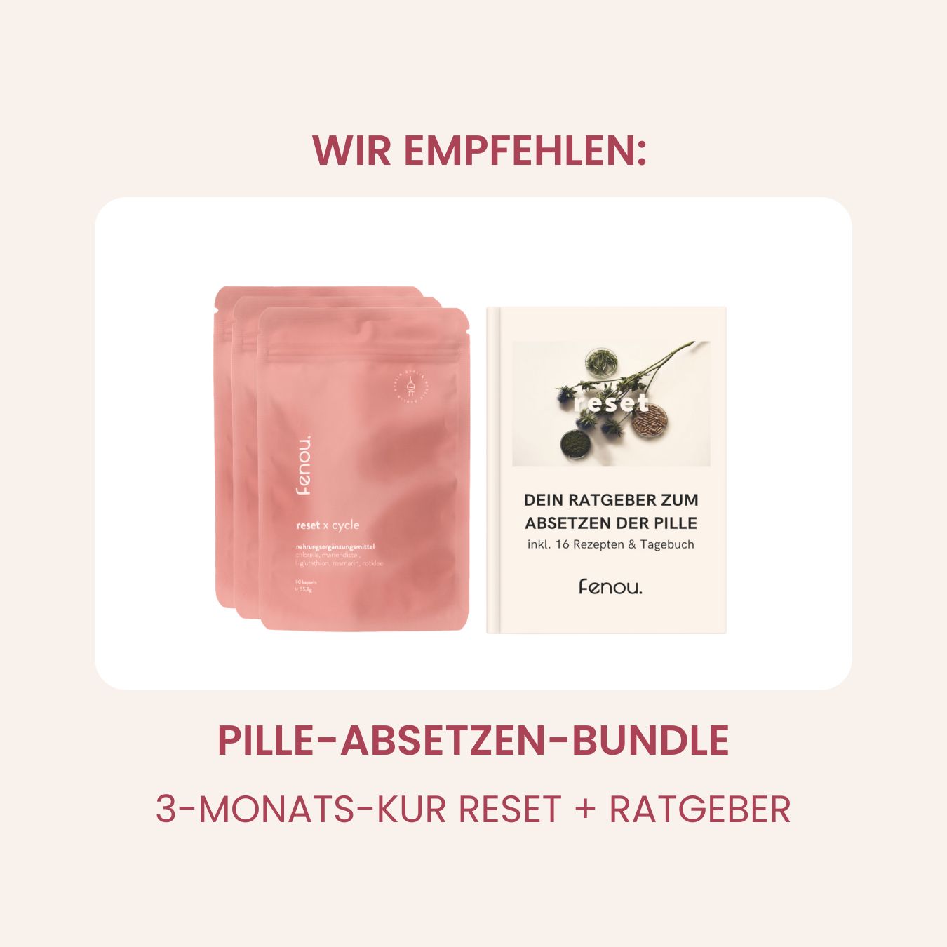 empfehlung reset ratgeber pille absetzen bundle