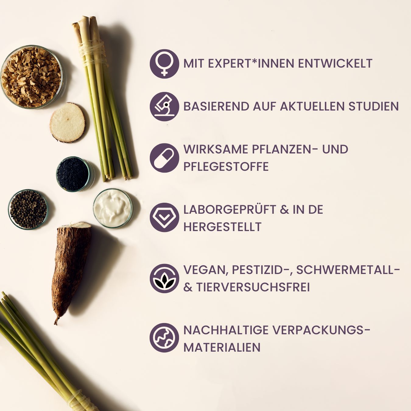 rise and shine natürliche phytohormoncremes inhaltsstoffe lavendel yams