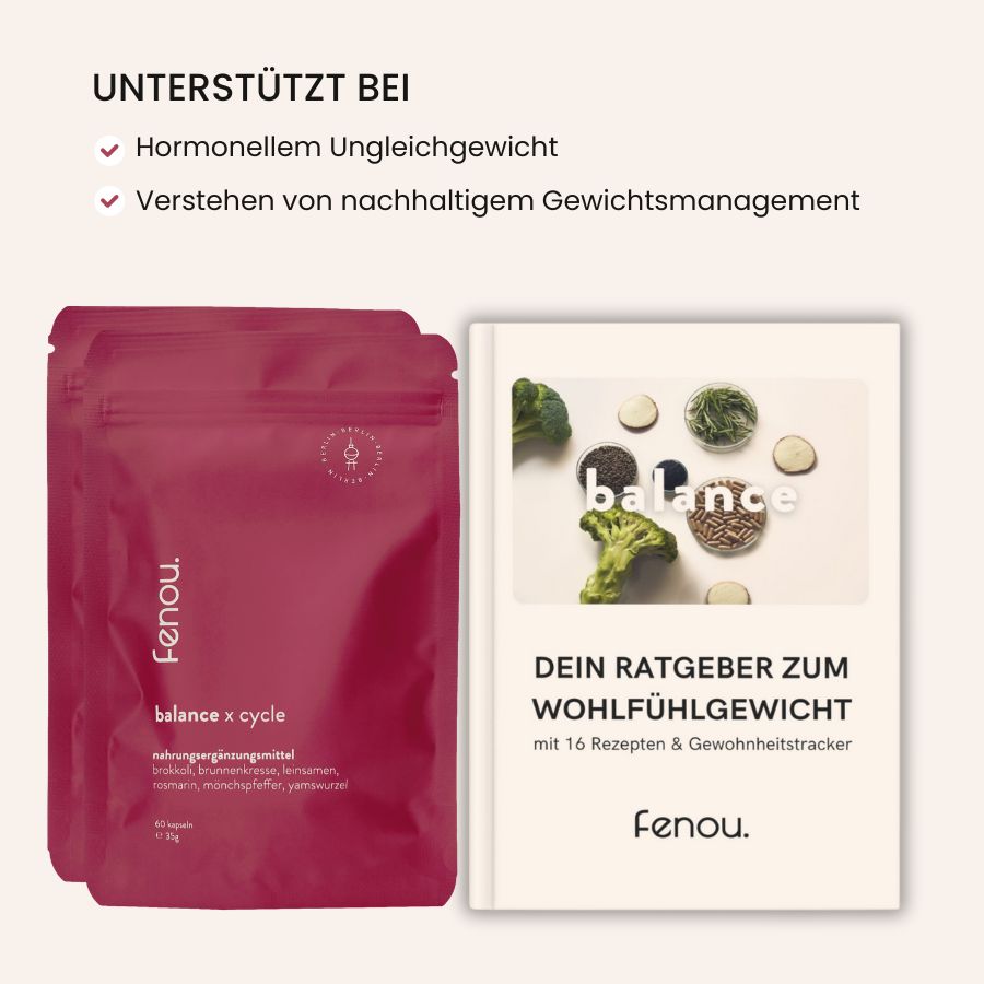 Wohlfühlgewicht Bundle aus fenou balance und einem Ratgeber. Ich nehme nicht ab. Gewicht stagniert.